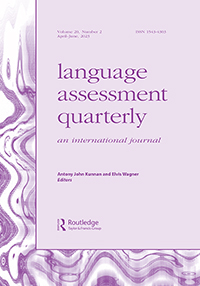 Cover image for Language Assessment Quarterly, Volume 20, Issue 2, 2023