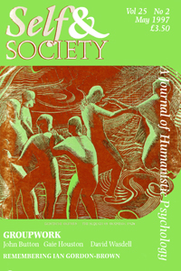 Cover image for Self & Society, Volume 25, Issue 2, 1997