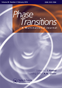 Cover image for Phase Transitions, Volume 89, Issue 2, 2016