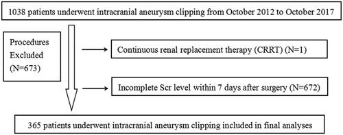 Figure 1. Flowchart of patient enrollment.