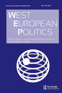 Cover image for West European Politics, Volume 42, Issue 6, 2019