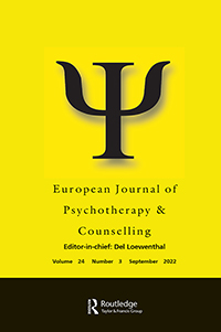 Cover image for European Journal of Psychotherapy & Counselling, Volume 24, Issue 3, 2022