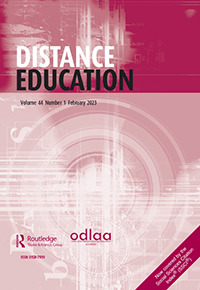 Cover image for Distance Education, Volume 44, Issue 1, 2023