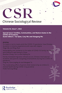 Cover image for Chinese Sociological Review, Volume 54, Issue 1, 2022