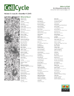 Cover image for Cell Cycle, Volume 12, Issue 24, 2013