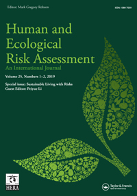 Cover image for Human and Ecological Risk Assessment: An International Journal, Volume 25, Issue 1-2, 2019