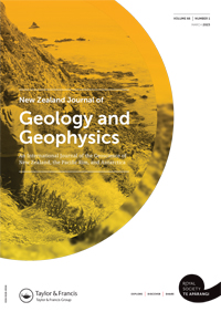 Cover image for New Zealand Journal of Geology and Geophysics, Volume 66, Issue 1, 2023