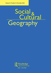 Cover image for Social & Cultural Geography, Volume 24, Issue 10, 2023