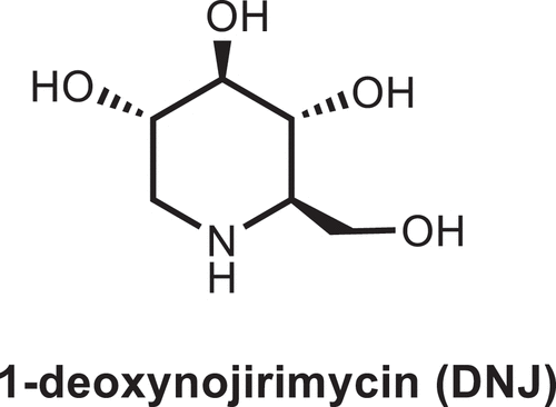 Figure 1. Molecular structure of DNJ in mulberry leaves.