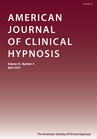 Cover image for American Journal of Clinical Hypnosis, Volume 61, Issue 4, 2019