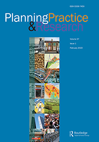 Cover image for Planning Practice & Research, Volume 37, Issue 1, 2022