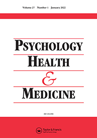 Cover image for Psychology, Health & Medicine, Volume 27, Issue 1, 2022