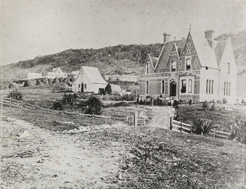 Figure 4. James Fulton’s Lisburn House, Dunedin,1865. Photographer: Unknown. Hocken Collections - Uare Taoka oHākena, University of Otago, Box 228-012.