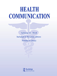 Cover image for Health Communication, Volume 33, Issue 6, 2018