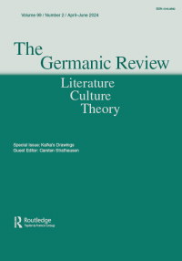 Cover image for The Germanic Review: Literature, Culture, Theory, Volume 99, Issue 2, 2024