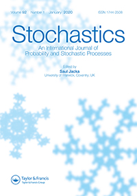 Cover image for Stochastics, Volume 92, Issue 1, 2020