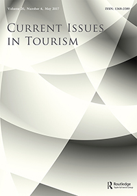 Cover image for Current Issues in Tourism, Volume 20, Issue 6, 2017
