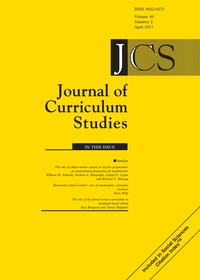 Cover image for Journal of Curriculum Studies, Volume 49, Issue 2, 2017