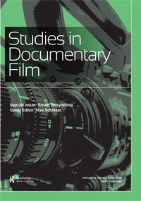 Cover image for Studies in Documentary Film, Volume 16, Issue 2, 2022