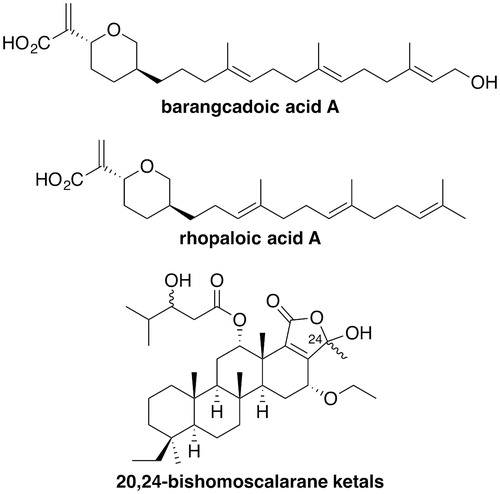 Figure 11. Structures of natural product inhibitors of Rce1.