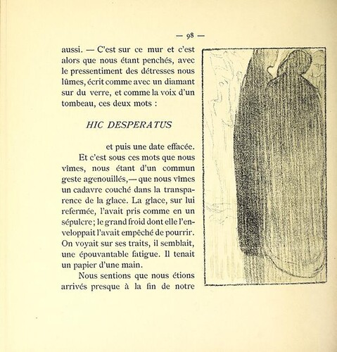 Figure 5. The Hic Desperatus page from the Gide-Denis edition.