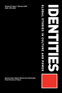 Cover image for Identities, Volume 29, Issue 1, 2022