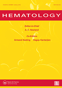 Cover image for Hematology, Volume 23, Issue 1, 2018