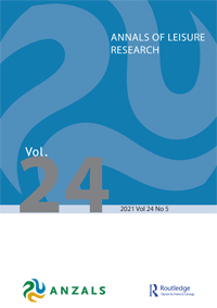 Cover image for Annals of Leisure Research, Volume 24, Issue 5, 2021