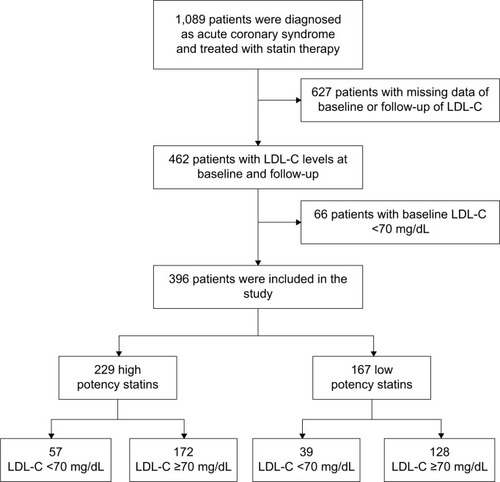 Figure 1 Flow chart of patient selection.