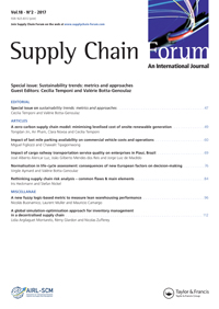 Cover image for Supply Chain Forum: An International Journal, Volume 18, Issue 2, 2017