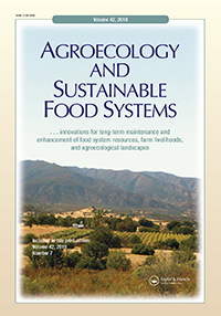 Cover image for Agroecology and Sustainable Food Systems, Volume 42, Issue 7, 2018