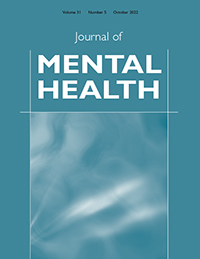 Cover image for Journal of Mental Health, Volume 31, Issue 5, 2022