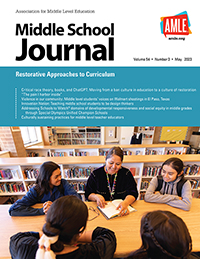 Cover image for Middle School Journal, Volume 54, Issue 3, 2023