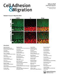 Cover image for Cell Adhesion & Migration, Volume 9, Issue 3, 2015