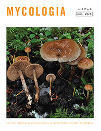 Cover image for Mycologia, Volume 115, Issue 6, 2023