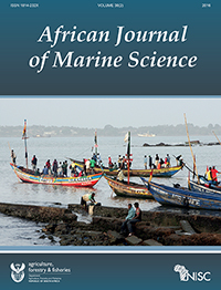 Cover image for African Journal of Marine Science, Volume 38, Issue 2, 2016