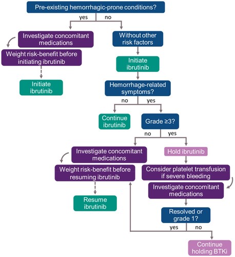 Figure 2. Proposed algorithm for evaluating hemorrhagic risk and for managing bleeding events.