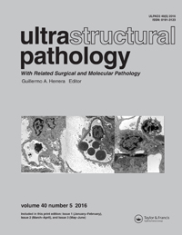 Cover image for Ultrastructural Pathology, Volume 40, Issue 5, 2016