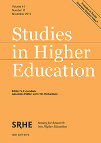 Cover image for Studies in Higher Education, Volume 44, Issue 11, 2019
