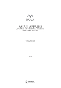 Cover image for Asian Affairs, Volume 53, Issue sup1, 2022