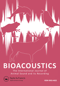 Cover image for Bioacoustics, Volume 26, Issue 3, 2017
