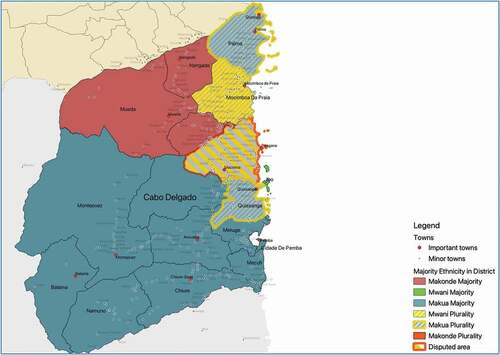 Map 2. VE zones of dominance and influence.