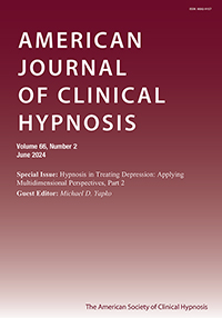 Cover image for American Journal of Clinical Hypnosis, Volume 66, Issue 2, 2024