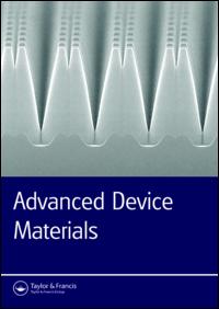 Cover image for Advanced Device Materials, Volume 2, Issue 3-4, 2016