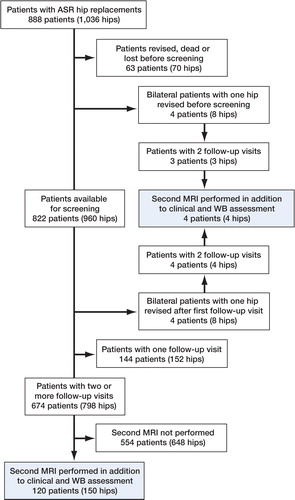 Figure 1. Flow chart of the patients