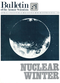 Cover image for Bulletin of the Atomic Scientists, Volume 40, Issue 4, 1984