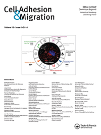 Cover image for Cell Adhesion & Migration, Volume 12, Issue 4, 2018