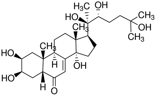 Figure 1. Structure of 20-hydroxyecdysone.