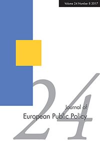 Cover image for Journal of European Public Policy, Volume 24, Issue 8, 2017