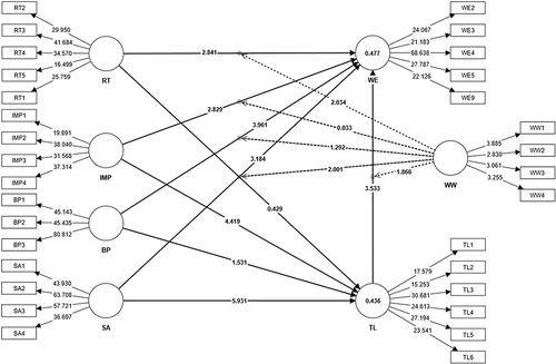 Figure 3 Structural model.